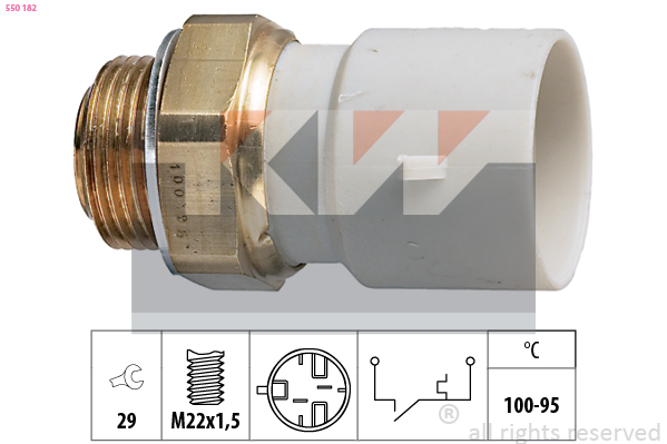 KW Ventilátor kapcsoló 550182_KW